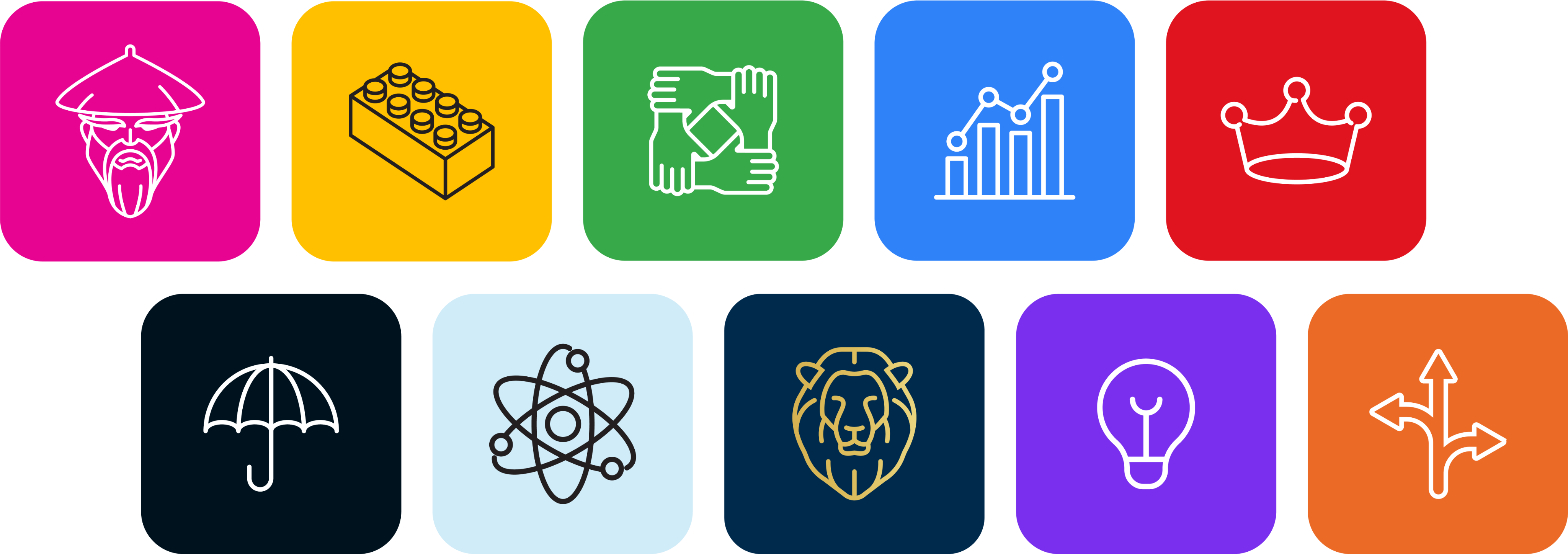 The Lean Six Sigma Company Licensing icons