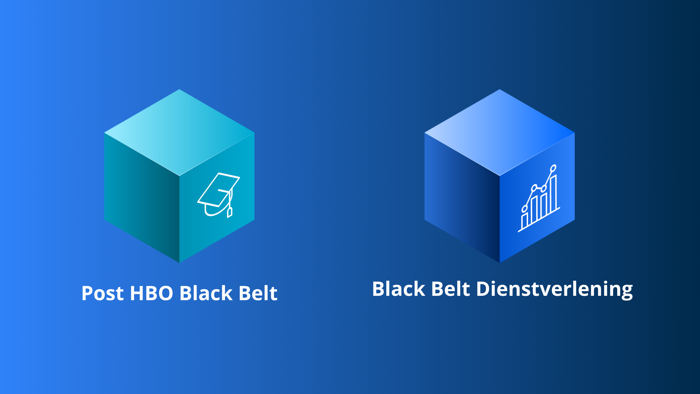 Het verschil tussen de Post HBO en Black Belt Dienstverlening trainingen